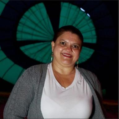 Deyanira Pérez, co-host of Cabinas Guayabon in La Fortuna de San Carlos, Costa Rica